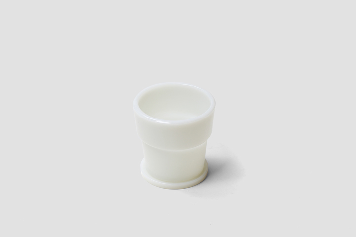 Milk Glass Planter Pot
